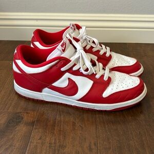 CU1727-100 Nike Dunk Low SP White University Red St. John's (Men's) 11.5
